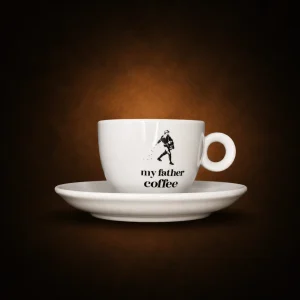 MFC Espresso Cup & Saucer — My Father Coffee
